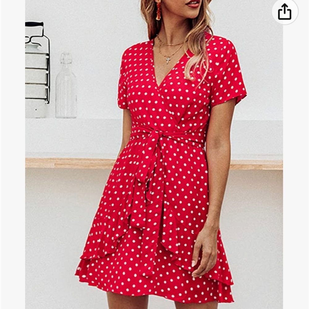 Red Polka Dot Dress
